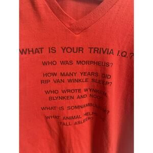 VNT 90s Diplomat Pajamas Red Shirt Nightgown Sleep Jokes XL Rip Von Morpheus